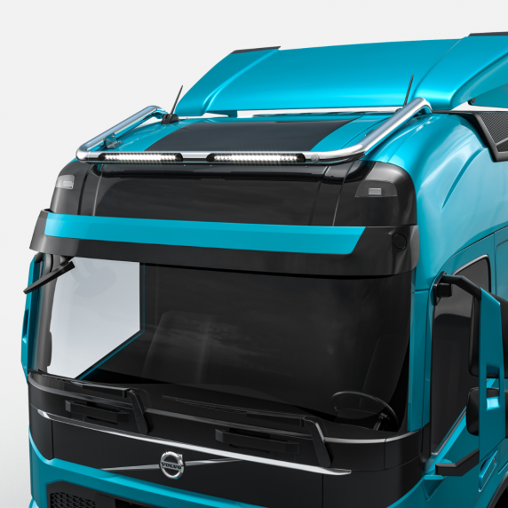 Rampe de toit INTEGRA - Volvo FH AERO - FH5 - FH4 - FM - Cabine Globe & Globe XL - 2x rampes de LEDs intégrées