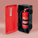 Coffre porte-extincteur 6kg - Plastique moulé - 607 x 314 x 240 mm
