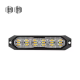 Feux flash blanc / orange - 12 LEDs - 129 mm - 12/24V