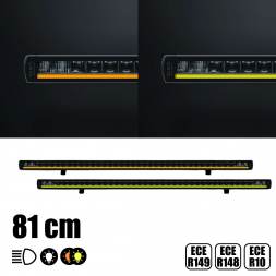 STRANDS - 80 cm - Barre de LEDs simple ligne SIBERIA avec veilleuses - 160W - 12-24V