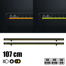 STRANDS - 107 cm - Barre de LEDs simple ligne SIBERIA avec veilleuses - 239W - 12-24V
