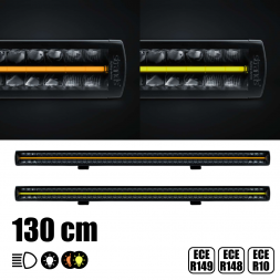 SIBERIA NG - 30 cm - Barre de LEDs avec veilleuses + feux flash - 46W - 12-24V