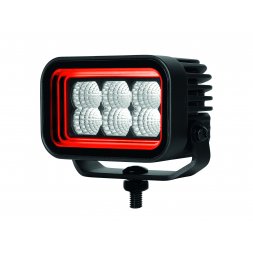 STRANDS - 108mm - Feu de travail FOR9T NO-GLARE à LEDs avec veilleuses orange et rouges - 78W - 12-24V
