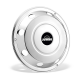 Enjoliveur avant 17,5" bombé Standard - inox - pour jantes acier - Fixation LockRing