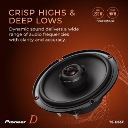 Pioneer Car Audio Center TS-D65F Haut-Parleur coaxial 2 Voies 16,5 cm 270 W