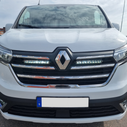 Kit d'intégration calandre 2 barres de LEDs 28cm - Renault TRAFIC 2022+