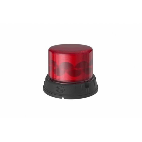 HELLA - Gyrophare Rouge K-Led Nano 80 - Rotatif - H111mm - 12/24V