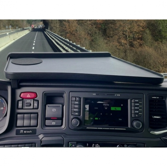 Tablette centrale - Scania NTG série S/R/P/G/L - Noire