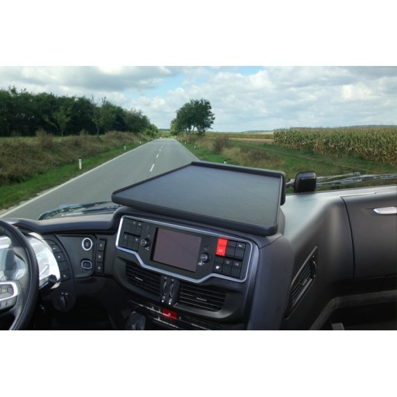 Tablette centrale - IVECO STRALIS / S-WAY 2500mm 2012-2023 - Noire