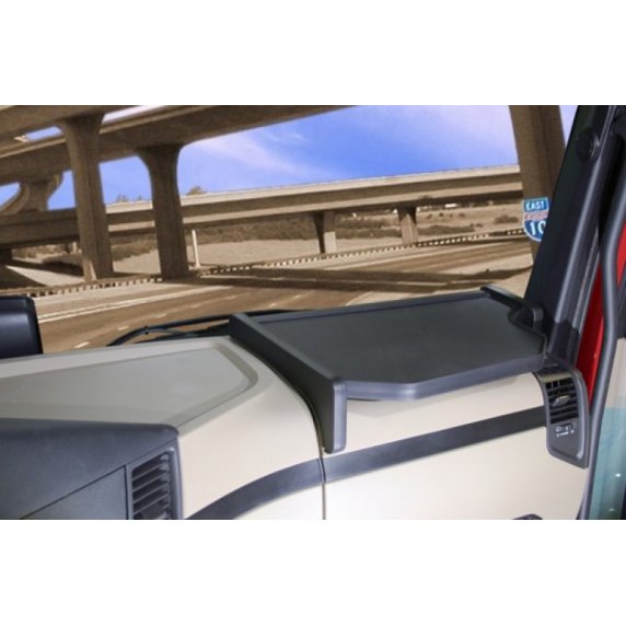 Tablette passager - Mercedes ACTROS / PROCABIN / AROCS / ANTOS - Cabine 2300mm ou 2500mm- Noire