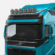 Rampe de toit WIDE - 6 feux - Volvo FH AERO - FH5 - FH4 - FMX - FM - Cabine Globe & Globe XL - Avec ou sans LEDs
