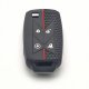 Coque de clés en silicone - Renault T/C/K 2020+ - Noir/Rouge