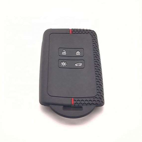 Coque de carte main libre en silicone - Renault Trafic - Rouge/Noir