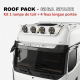 ROOF PACK pour Mercedes ACTROS GigaSpace 2011+ - Rampe de toit + 4x JUMBO Full LED w/ veilleuses blanches et orange