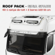 ROOF PACK pour Mercedes ACTROS GigaSpace 2011+ - Rampe de toit + 2x barres de LED 55 cm JUMBO