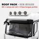 ROOF PACK pour Mercedes ACTROS GigaSpace 2011+ - Rampe de toit + 4x JUMBO Full LED w/ veilleuses blanches et orange