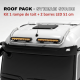 ROOF PACK pour Mercedes ACTROS StreamSpace 2011+ - Rampe de toit + 2x barres de LED 51 cm LEDSON EPIX20+