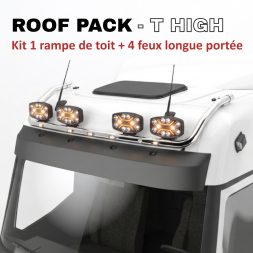 ROOF PACK pour Renault T High - Rampe de toit + 4x STRANDS Dark Knight Insane