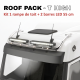 ROOF PACK pour Renault T High - Rampe de toit + 2x barres de LED 55 cm JUMBO