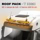 ROOF PACK pour Renault T High - Rampe de toit + 2x barres de LED 55 cm JUMBO