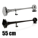 TROMPES INOX THERMOLAQUÉES NOIR