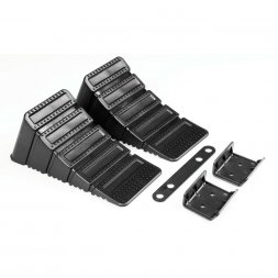 SET DE DEUX CALES DE ROUE NOIRES POUR VL