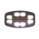 JUMBO - Projecteur CORAARC DARC - Veilleuses LEDs blanches et orange - 75W - L245mm - 12/24V