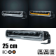 STRANDS - 30 cm - Barre de LEDs SIBERIA avec veilleuses blanches et orange - 50W - 12-24V